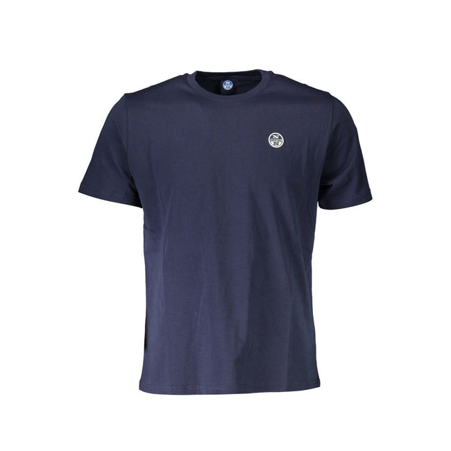 North Sails Baumwoll-T-Shirt in Blau