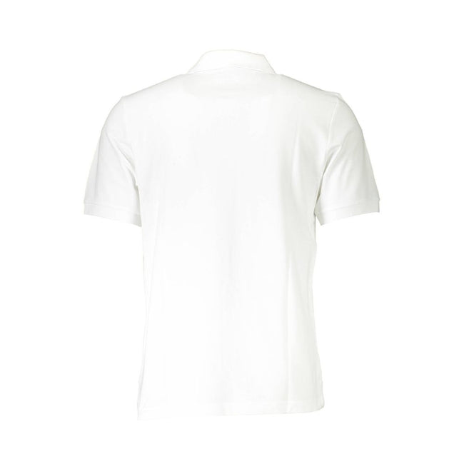 North Sails Bianco Baumwoll-Herrenpoloshirt