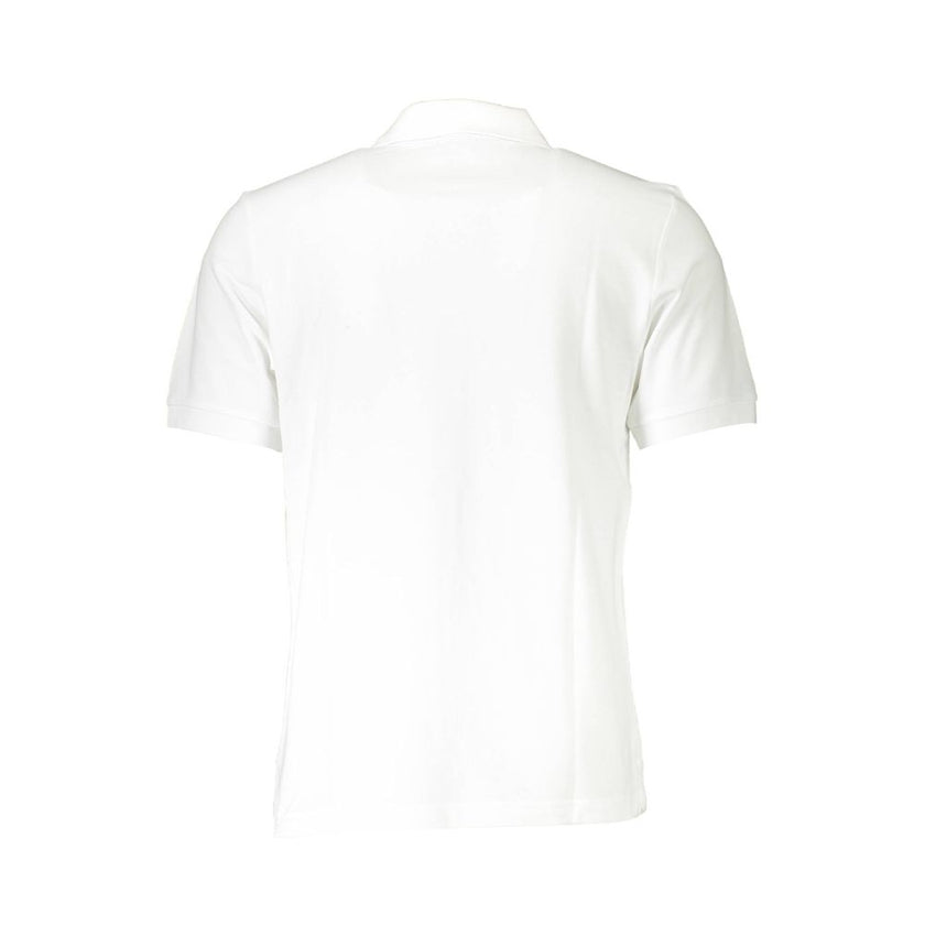 North Sails Bianco Baumwoll-Herrenpoloshirt