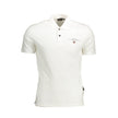 Napapijri Weißes Herren-Poloshirt aus Baumwolle