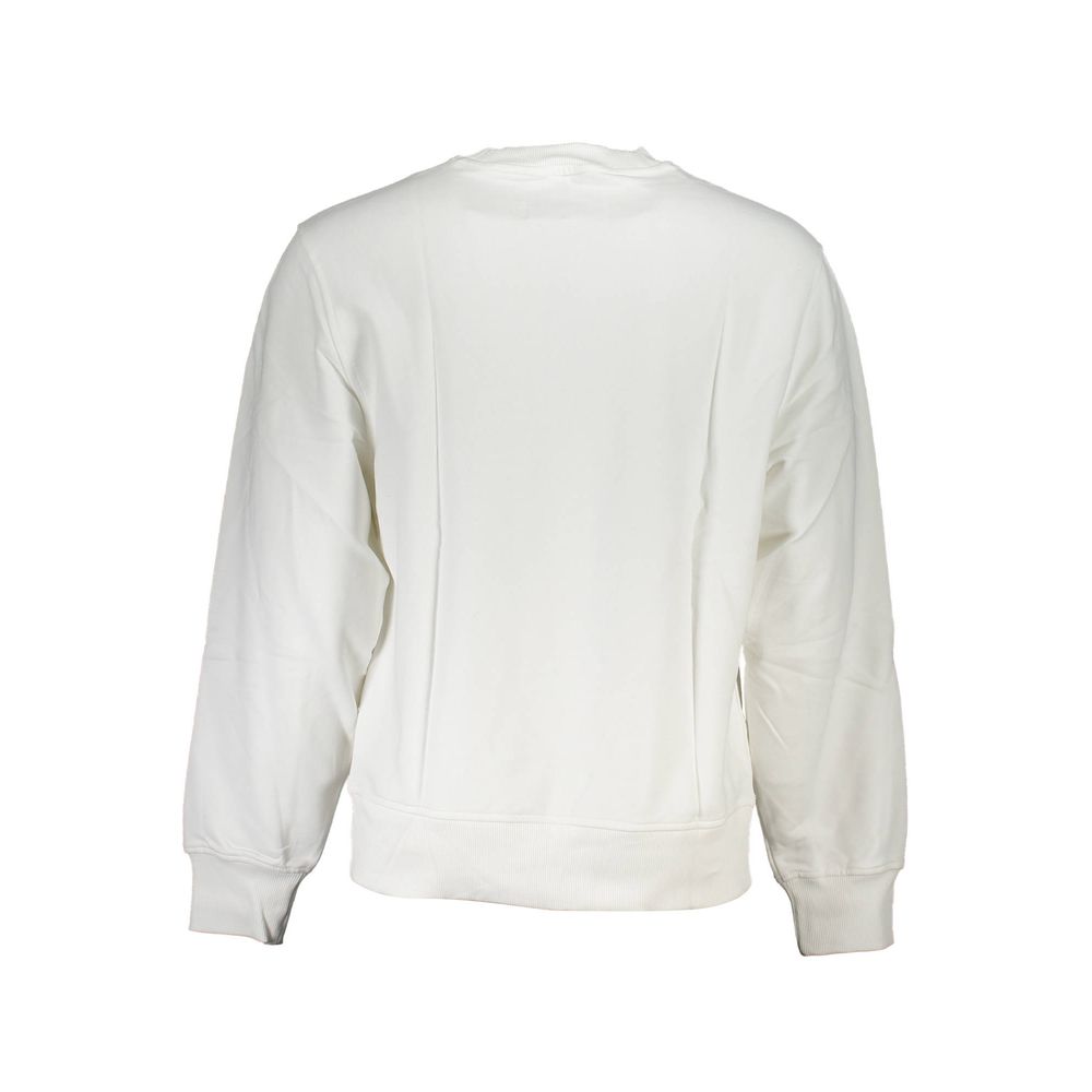 Calvin Klein Men's White Cotton Sweatshirt