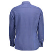 U.S. POLO ASSN. Herrenhemd aus blauer Baumwolle