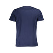 La Martina Blu Baumwoll-T-Shirt für Herren