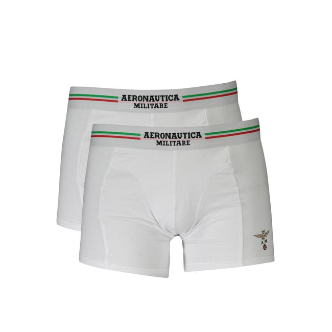 Aeronautica Militare Baumwollunterwäsche in Weiß