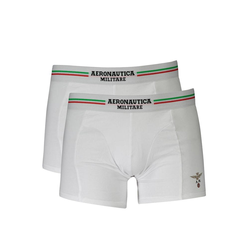 Aeronautica Militare Baumwollunterwäsche in Weiß