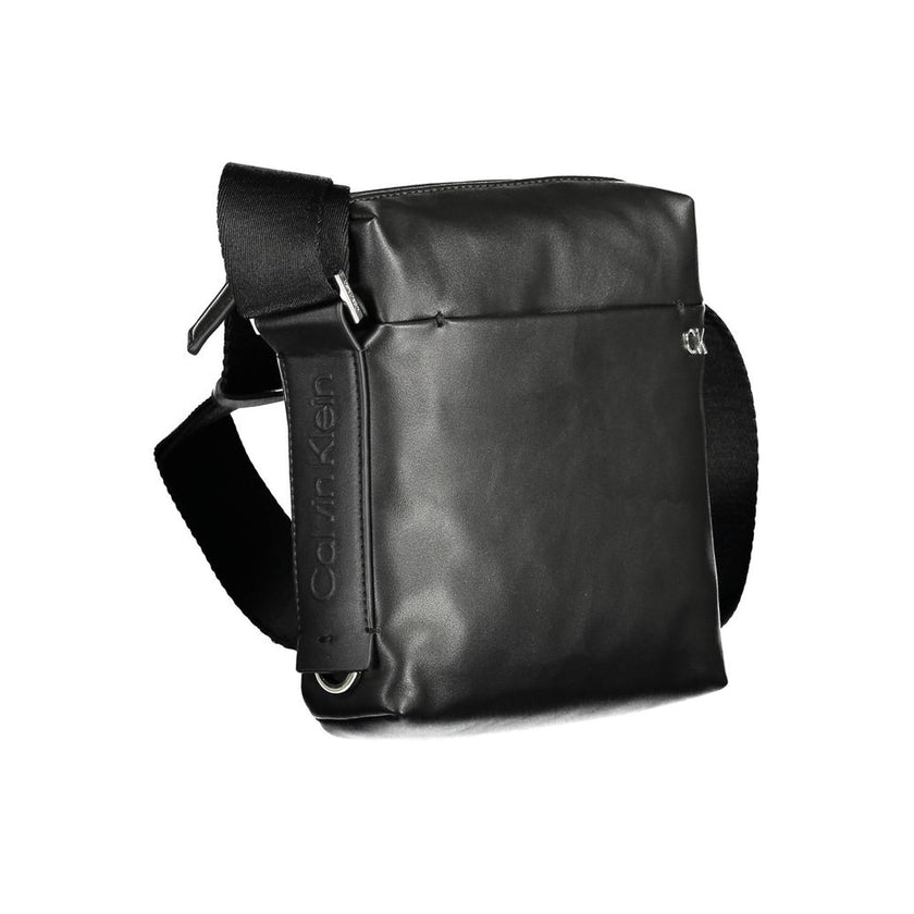 Calvin Klein Schwarze Polyester-Umhängetasche