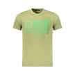 Cavalli Class Verde Baumwoll-T-Shirt für Herren