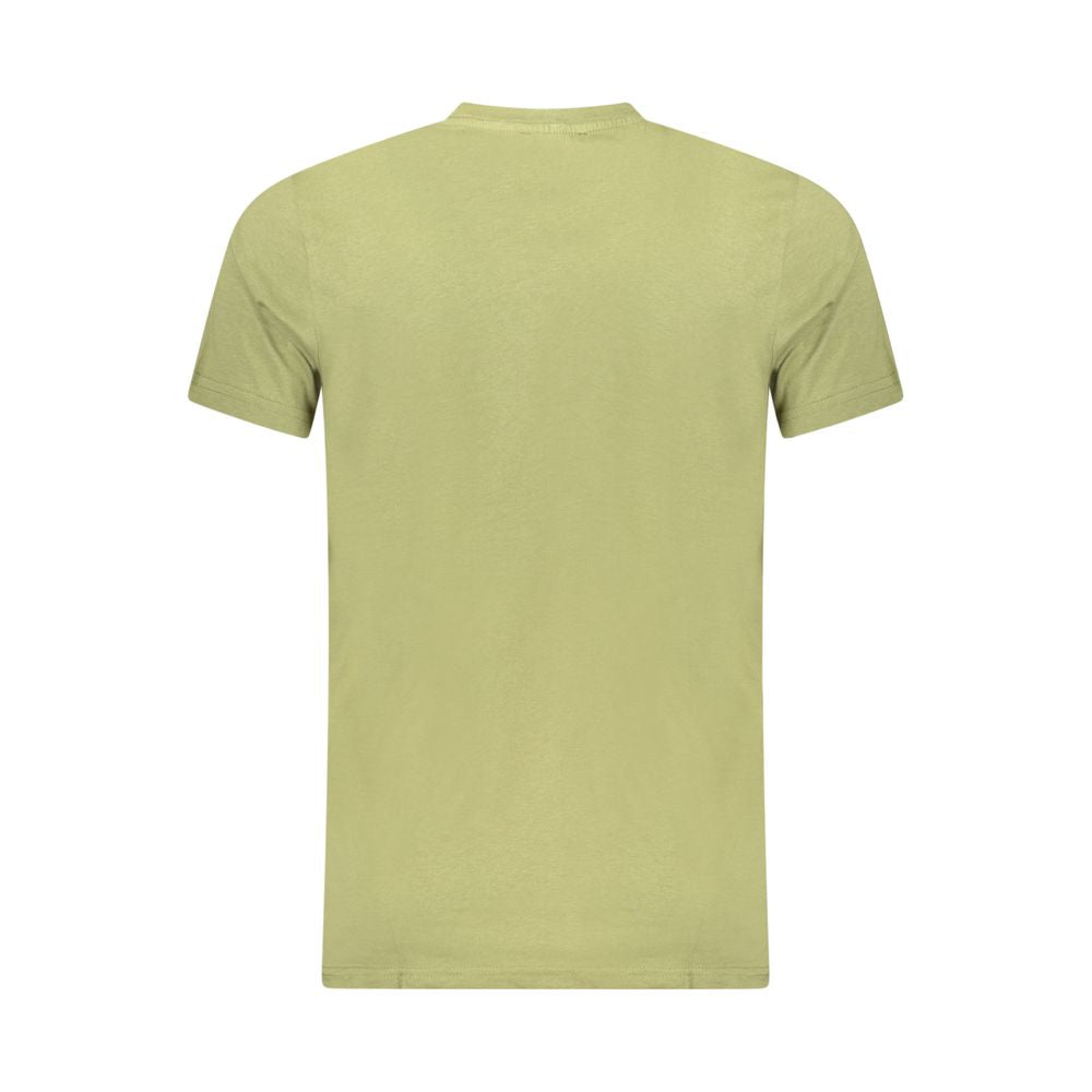 Cavalli Class Men's Green Cotton T-Shirt