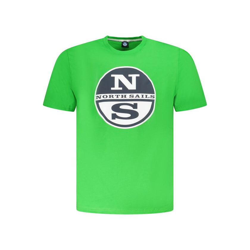 North Sails Herren-T-Shirt aus Verde-Baumwolle