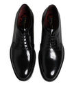 Dolce & Gabbana Schwarze Leder Schnürschuhe Derby Formelle Schuhe