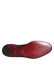 Dolce & Gabbana Schwarze Leder Schnürschuhe Derby Formelle Schuhe