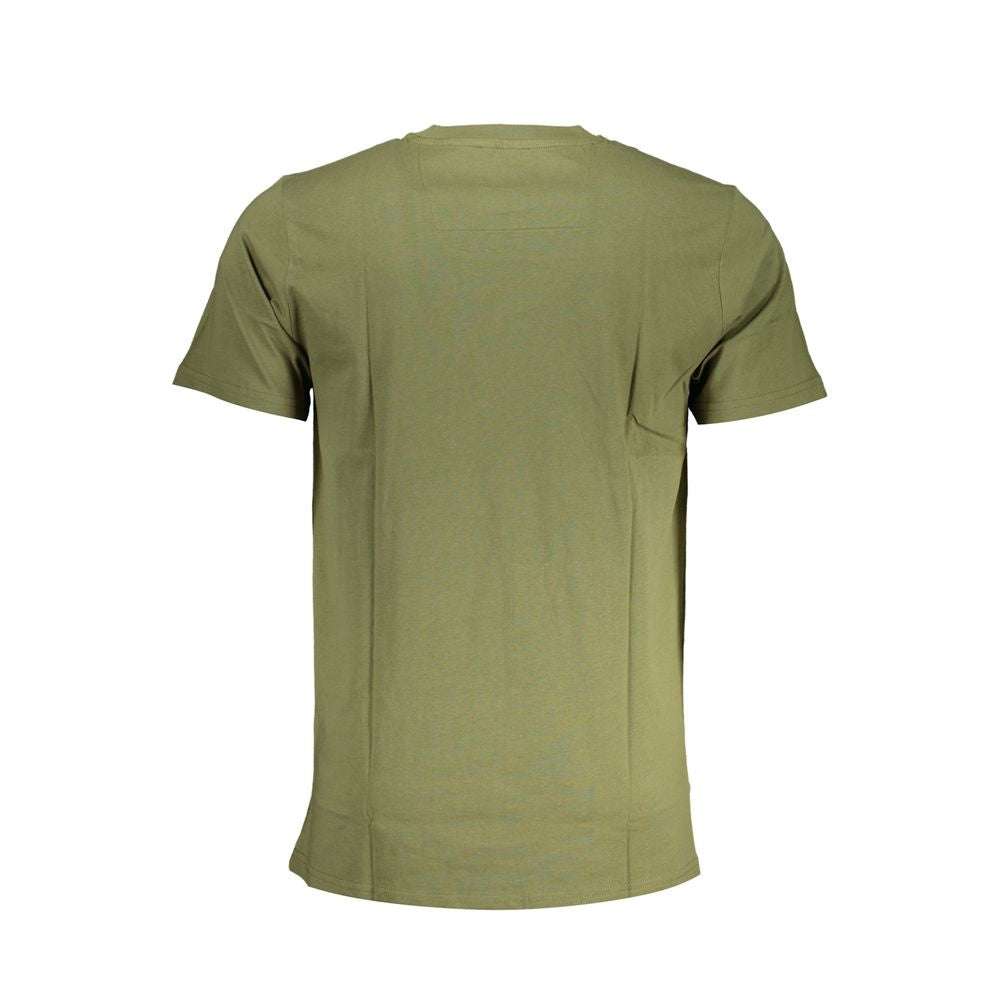 Cavalli Class Men's Green Cotton T-Shirt