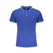 Norway 1963 Blu Cotton Herren Poloshirt