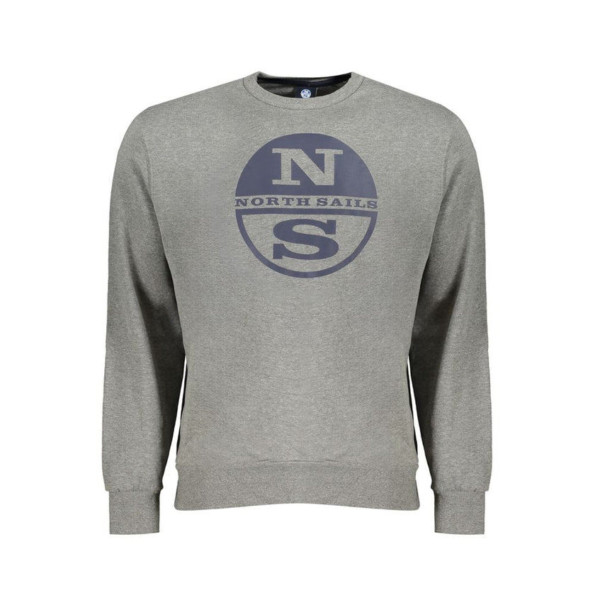 North Sails Grigio Baumwoll-Sweatshirt für Herren