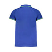 Norway 1963 Blu Cotton Herren Poloshirt