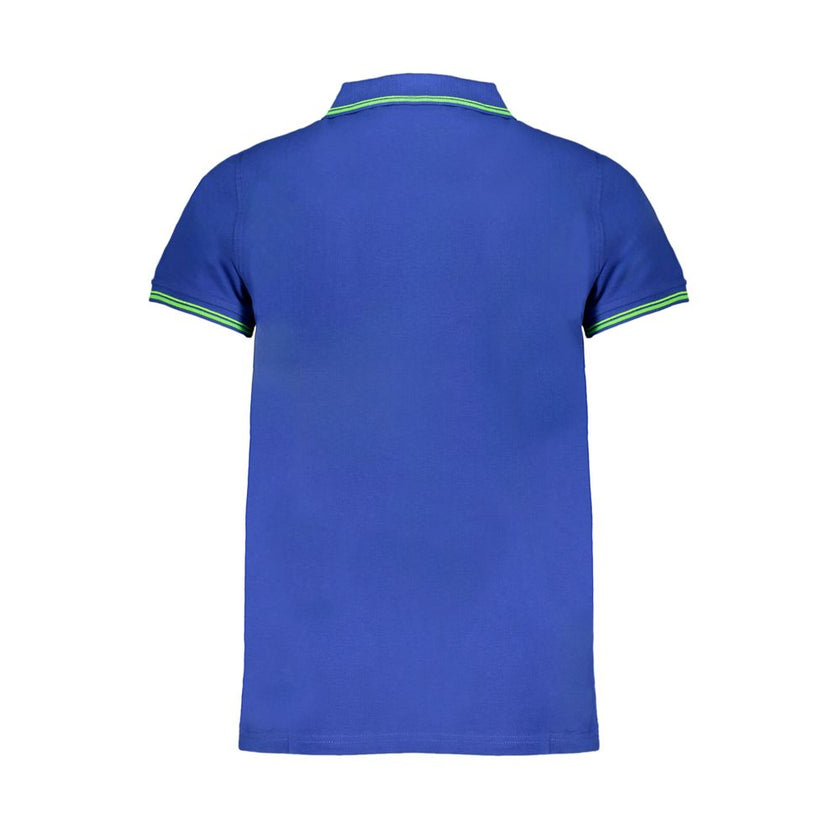 Norway 1963 Blu Cotton Herren Poloshirt