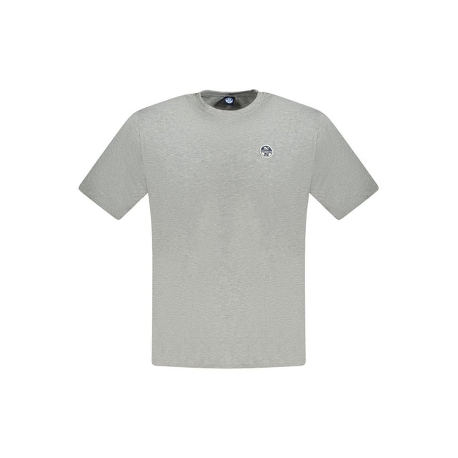 North Sails Grigio Baumwoll-T-Shirt für Herren