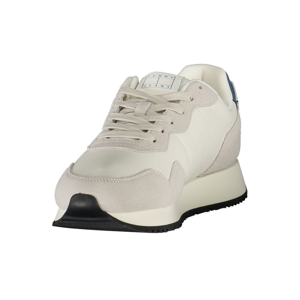 Tommy Hilfiger White Leather Men's Sneaker