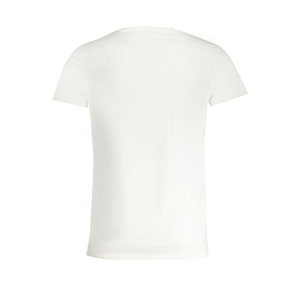 Trussardi Weißes Herren-T-Shirt aus Baumwolle
