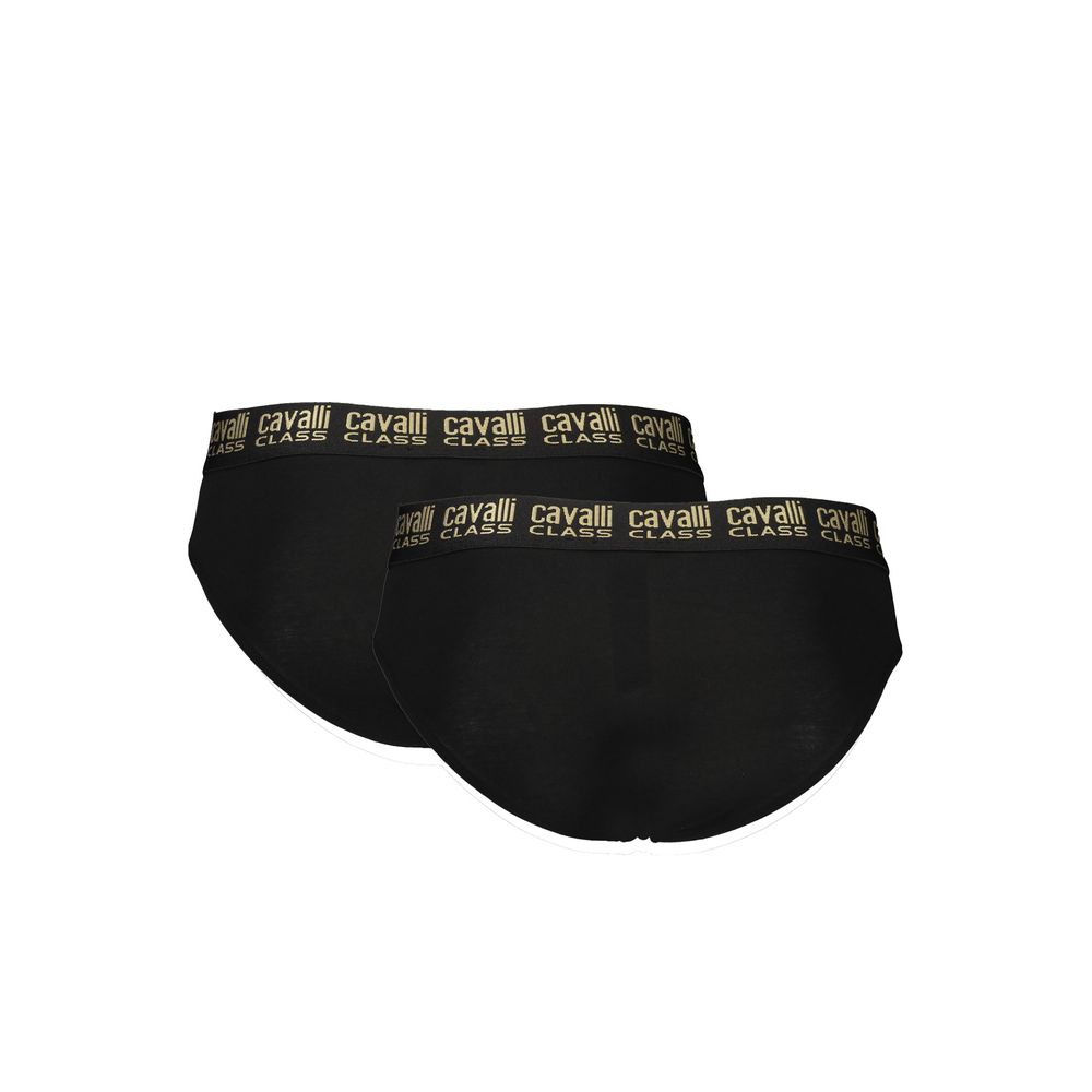 Cavalli Class Black Cotton Men's Underwear