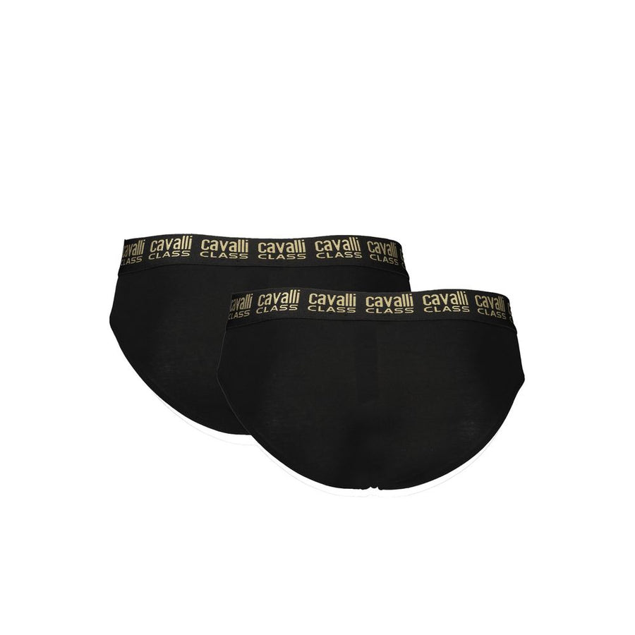 Cavalli Class Black Cotton Men's Underwear