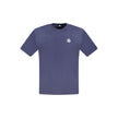North Sails Blu Baumwoll-T-Shirt für Herren