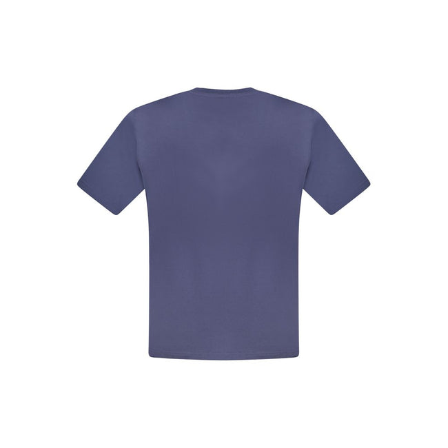 North Sails Blu Baumwoll-T-Shirt für Herren