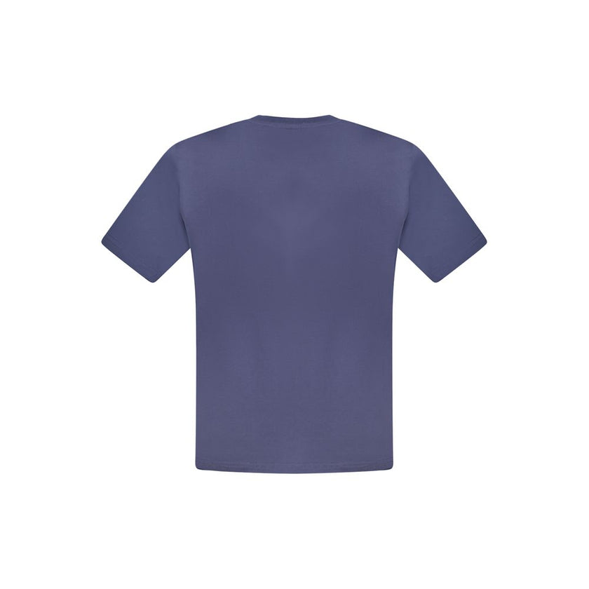 North Sails Blu Baumwoll-T-Shirt für Herren