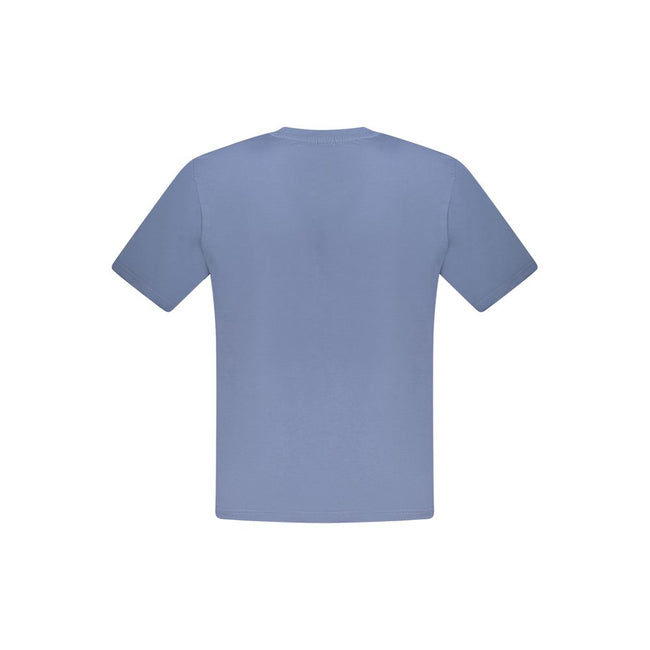 North Sails Blu Baumwoll-T-Shirt für Herren