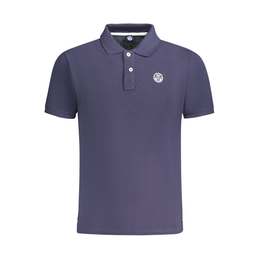 North Sails Blaues Baumwoll-Poloshirt für Herren