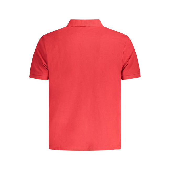 North Sails Rotes Baumwoll-Poloshirt für Herren