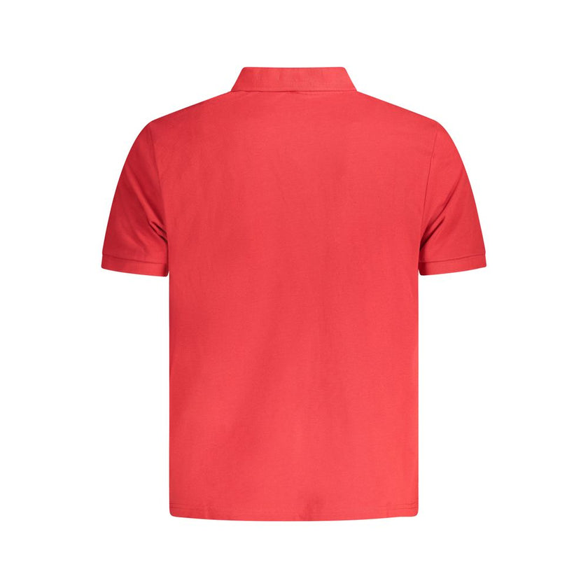 North Sails Rotes Baumwoll-Poloshirt für Herren