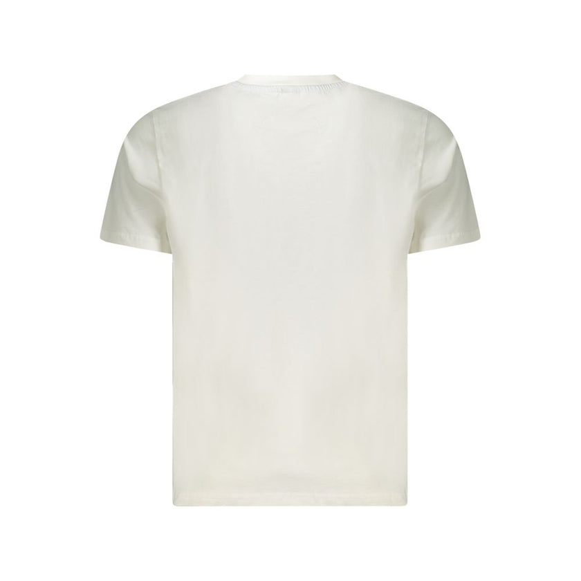 North Sails Bianco Baumwoll-T-Shirt für Herren