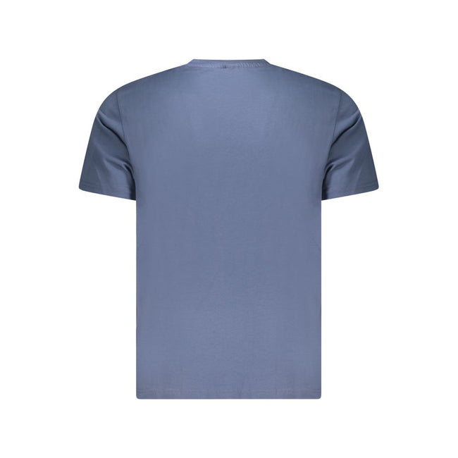 North Sails Blu Baumwoll-T-Shirt für Herren