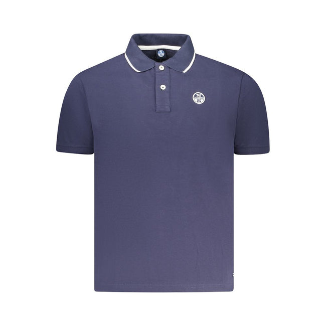 North Sails Blaues Baumwoll-Poloshirt für Herren