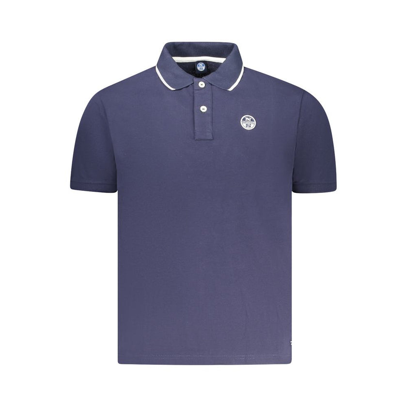 North Sails Blaues Baumwoll-Poloshirt für Herren