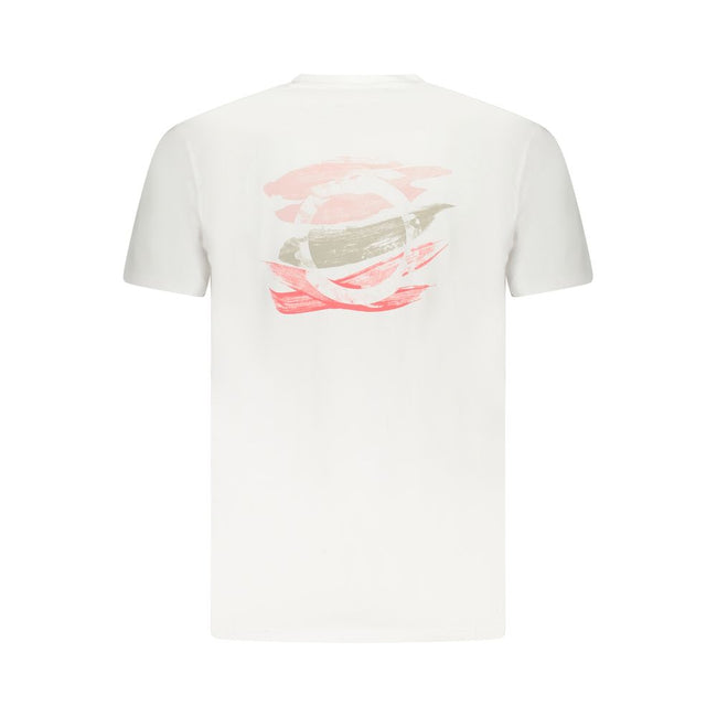 Trussardi Weißes Herren-T-Shirt aus Baumwolle