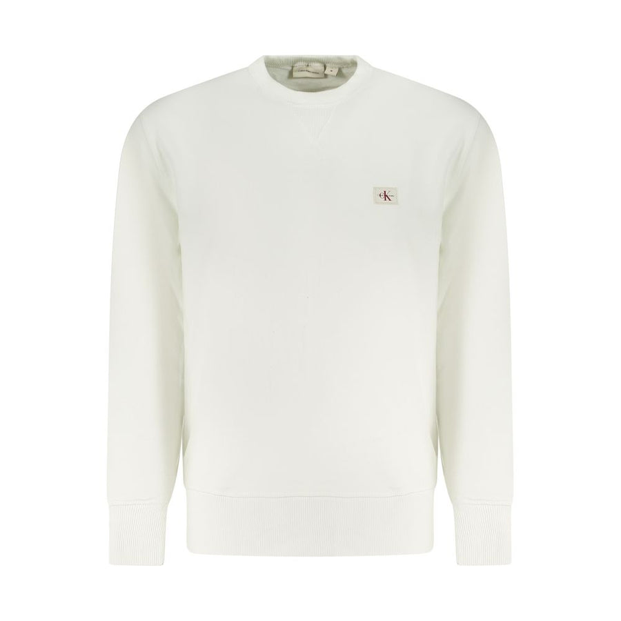 Calvin Klein Weißes Baumwoll-Sweatshirt für Herren