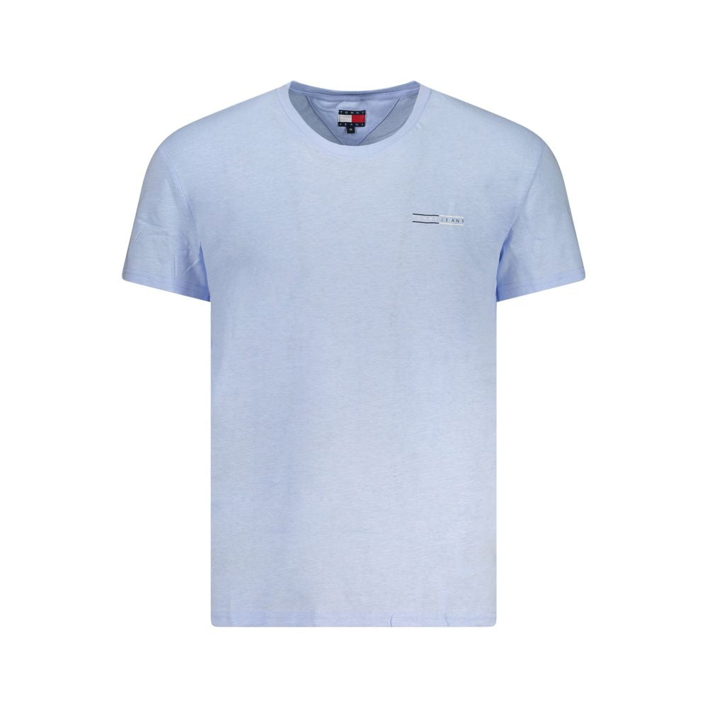 Tommy Hilfiger Azzurro Men's Cotton T-Shirt