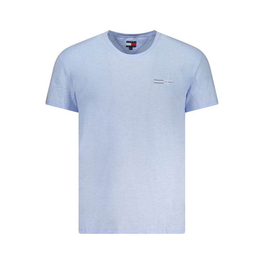 Tommy Hilfiger Azzurro Men's Cotton T-Shirt