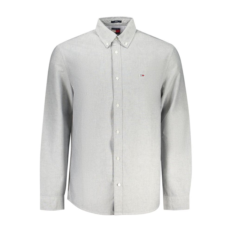 Tommy Hilfiger Grey Cotton Shirt