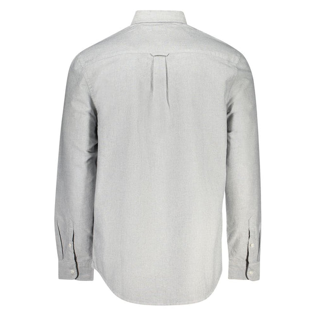 Tommy Hilfiger Graues Baumwollhemd