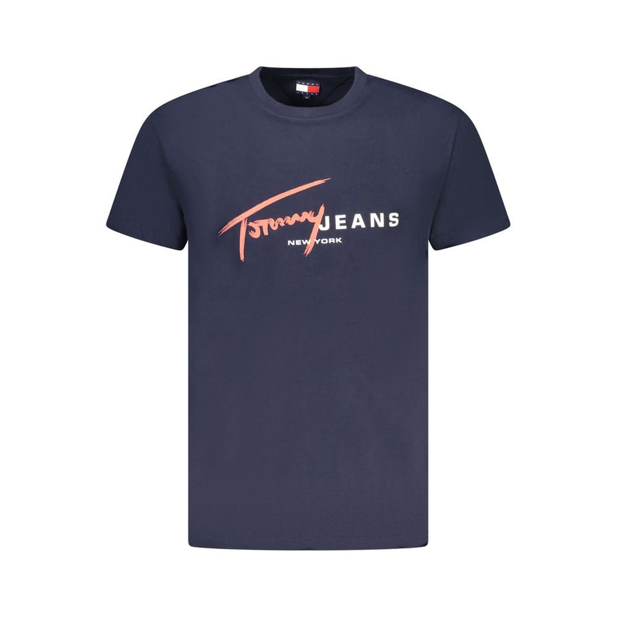 Tommy Hilfiger Men's Blue Cotton T-Shirt