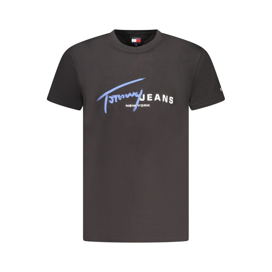 Tommy Hilfiger Men's Black Cotton T-Shirt