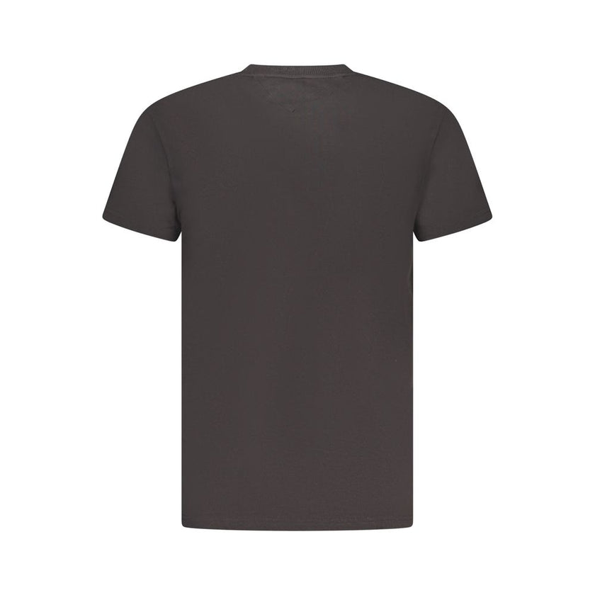 Tommy Hilfiger Schwarzes Baumwoll-T-Shirt für Herren