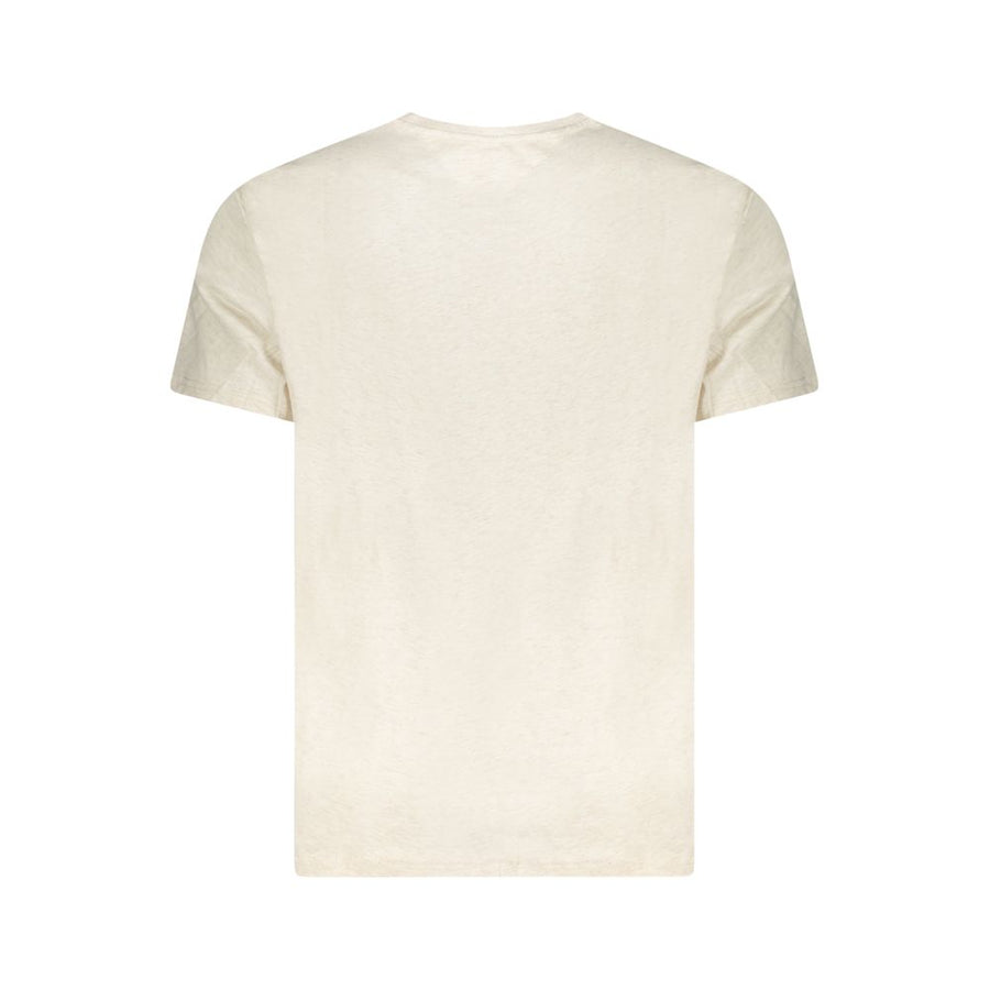 Tommy Hilfiger Men's Beige Cotton T-Shirt