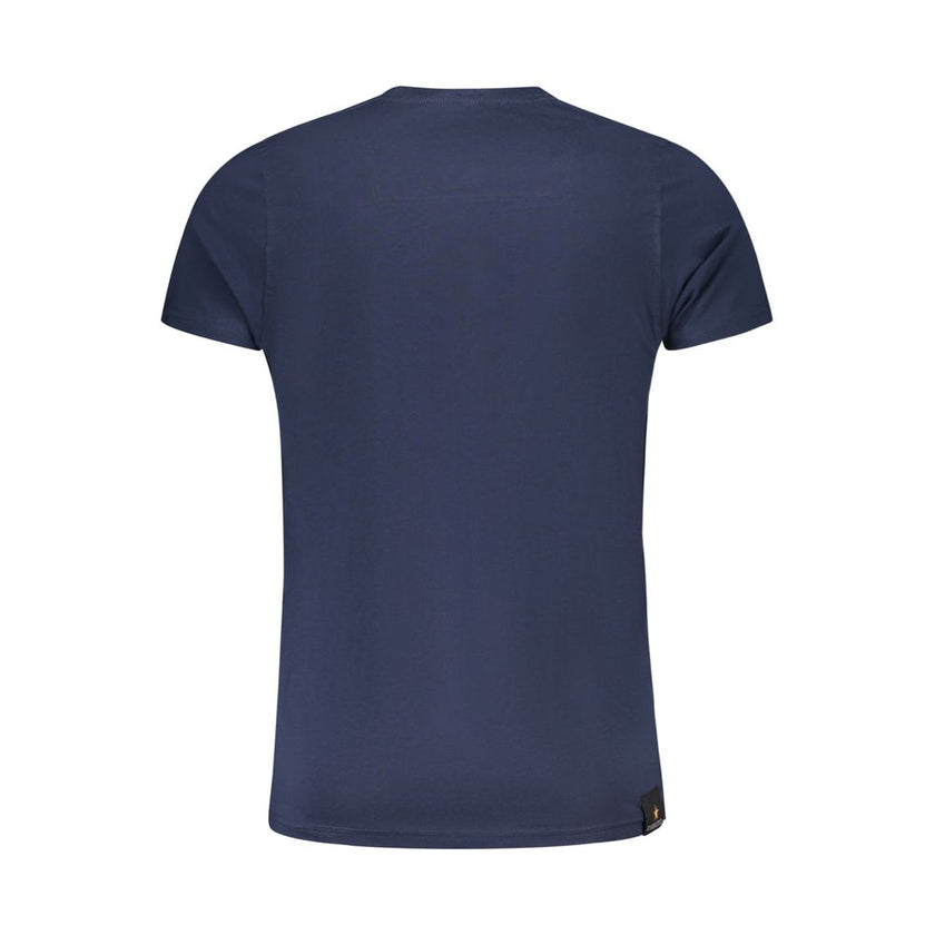 Accademia Militare Blu Baumwoll-T-Shirt für Herren