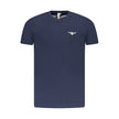 Accademia Militare Blu Baumwoll-T-Shirt für Herren