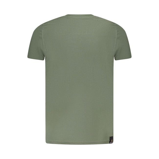 Accademia Militare Verde Baumwoll-T-Shirt für Herren