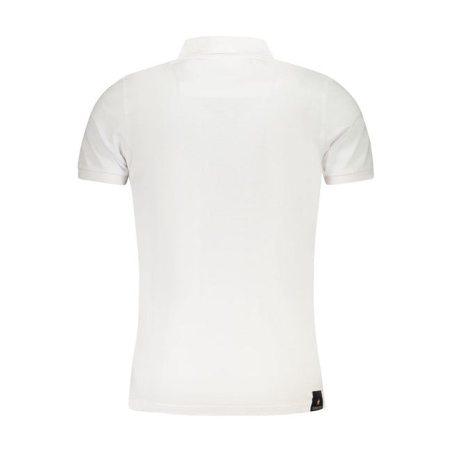 Accademia Militare Bianco Baumwoll-Herrenpoloshirt